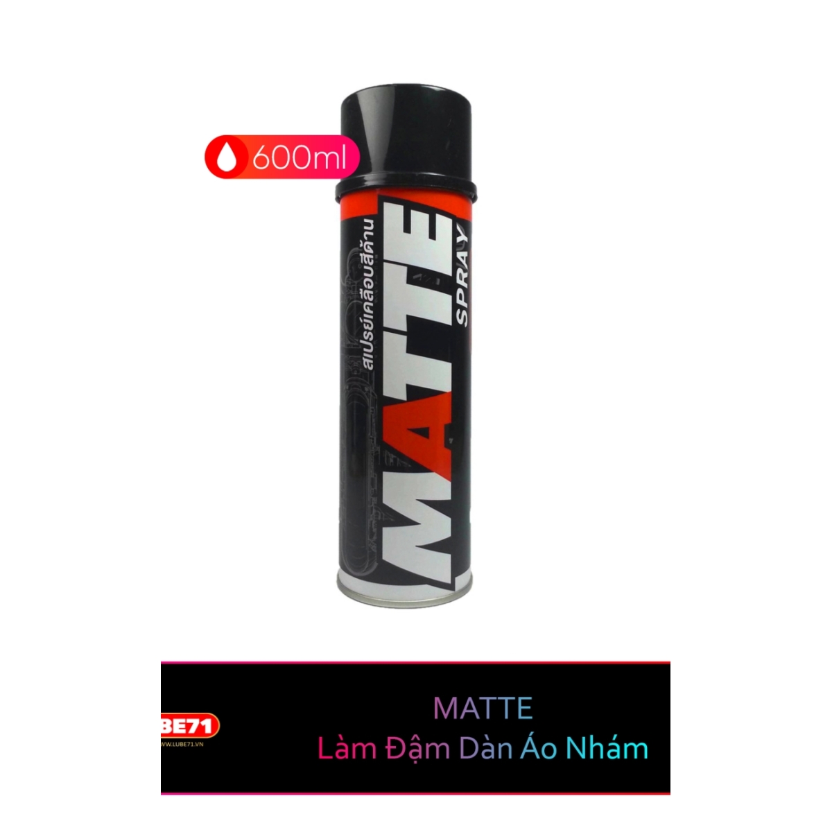 MATTE - Chai Xịt Bóng Xe