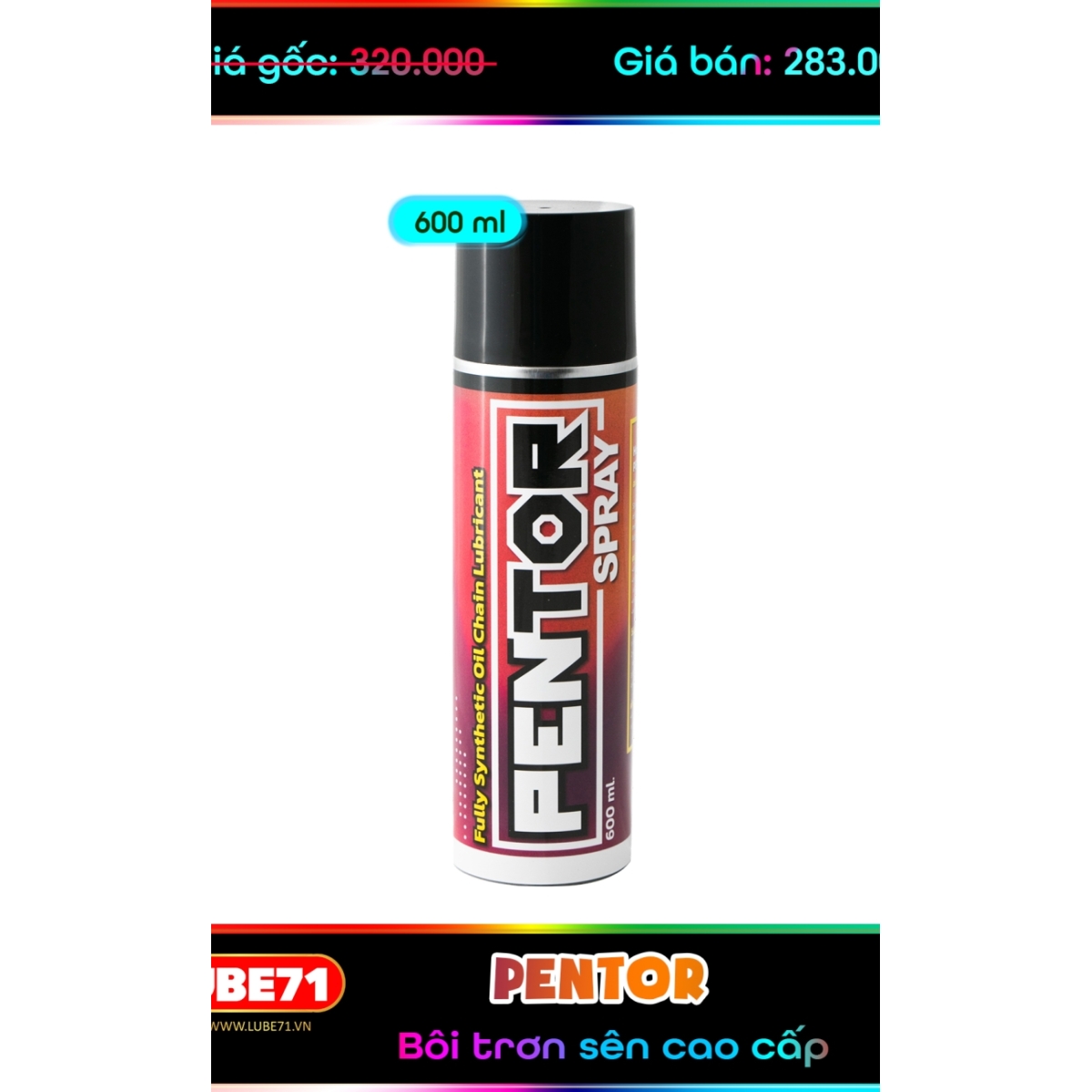 PENTOR - Dưỡng Sên Cao Cấp Chống Văng, Bám Lâu