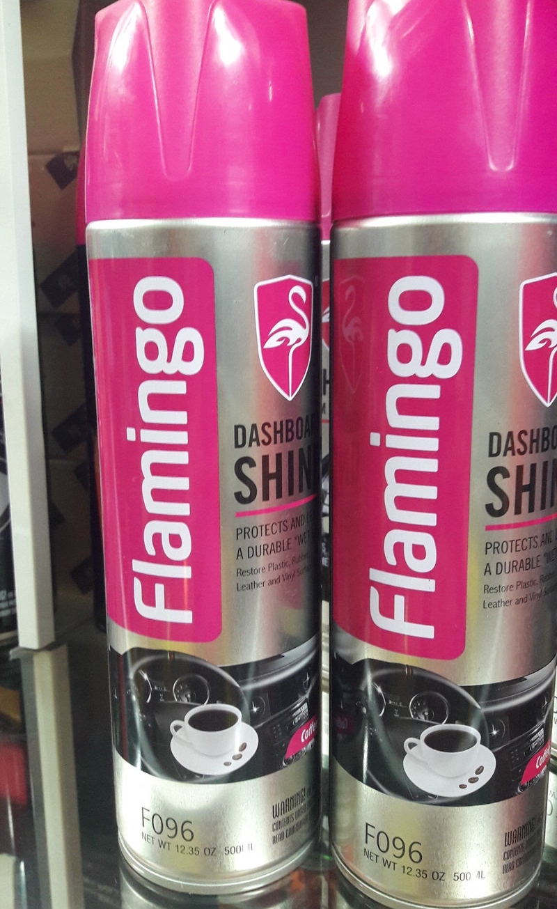 DASHBOARD SHINE F096 PHỤC HỒI NHỰA NHÁM MÙI CÀ PHÊ - CHAI TO 500ml