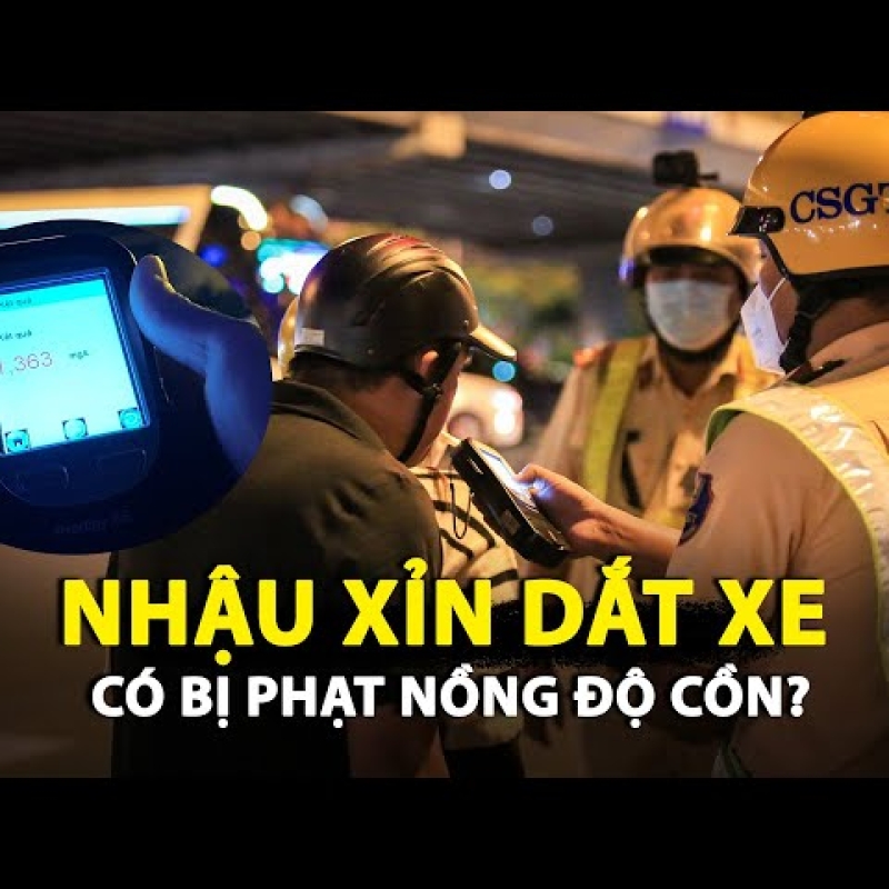 Nhậu xong dắt bộ xe máy về thì có bị phạt hay không ??